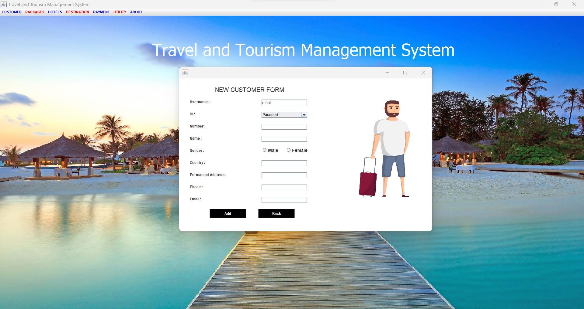 Tourism Management System